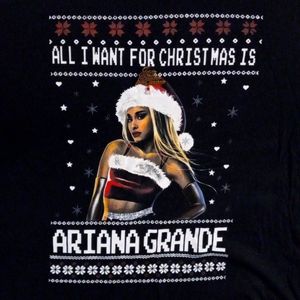 ARIANA GRANDE FOR CHRISTMAS ♥ 🚻 unisex tee shirt